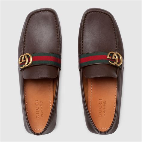 gucci mens leather drivers|gucci drivers on sale.